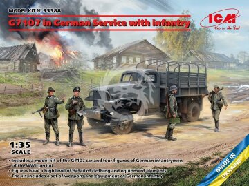PROMOCJA - G7107 in German Service with infantry - ICM 35588 skala 1/35