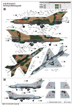MiG-21MF Fishbed J - Trumpeter  02863 skala 1/48