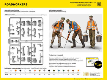 STARTER KIT Road Workers - Heller 58754 skala 1/24 