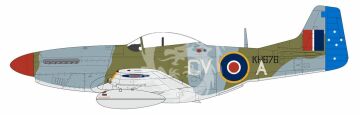 Mustang Mk.IV / P-51K Mustang Airfix A05137 skala 1/48