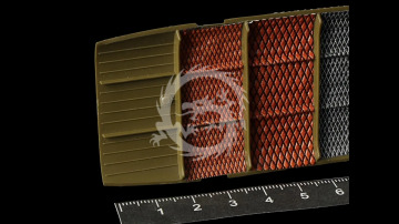  Cockpit Interior Upholstery (Brown), 3D Decals - Metallic Details MDP32037 skala 1/32 