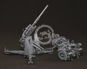  German 88mm Gun Flak 36 w/ 6 Crew Members - Border Model BT-013  skala 1/35