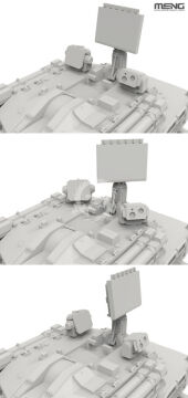 Chinese Type 625E AA Gun & Missile Integrated Weapon System - MENG-Model 72-017 skala 1/72