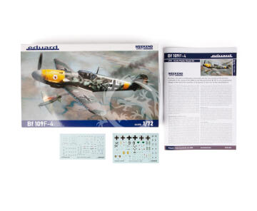 Bf 109F-4 - Eduard Plastic Kits 7478 skala 1/72