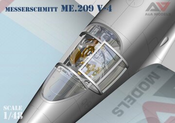 Messerschmitt Me 209 V4 A&A Models 4810 skala 1/48