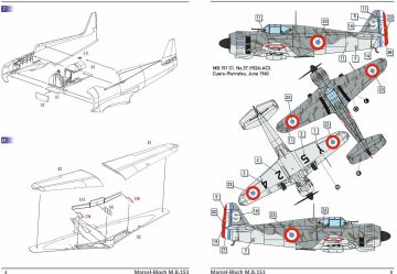 Model plastikowy Bloch MB.151 C.1 Dora Wings DW72026 skala 1/72