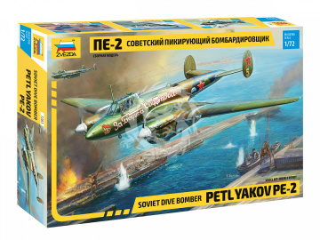 Petlyakov Pe-2 Zvezda 7283 skala 1/72