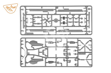 HH-2D Seasprite ADVANCED KIT Clear Prop CP72018 skala 1/72