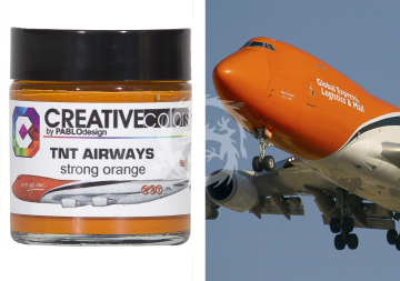 Farba TNT Airlines strong orange Color 30 ml - Creatve Color CC-PA071