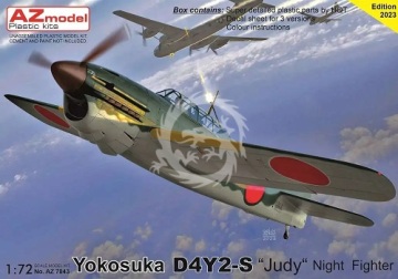 Yokosuka D4Y2-S „Judy“ Night Fighter AZ model AZ 7843 skala 1/72