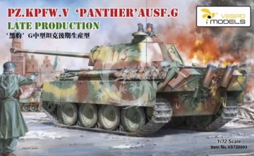 Pz.Kpfw. V Ausf. G Panther late production Vespid Models VS720003 skala 1/72