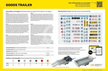 Goods Trailer Heller 80778 skala 1/24