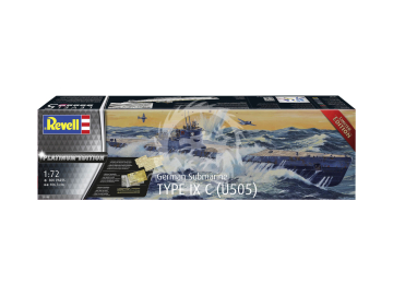 Niemiecki okręt podwodny Type IX C (U505) Platinum Edition - Revell 05180 skala 1/72