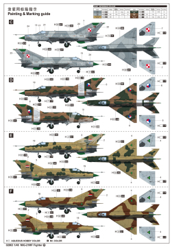 MiG-21MF Fishbed J - Trumpeter  02863 skala 1/48