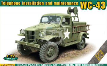NA ZAMÓWIENIE - WC-43 (T 215) Telephone installation and maintenance truck - ACE 72593 skala 1/72