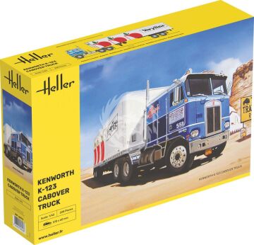 PRZEDSPRZEDAZ - Kenworth K-123 Cabover Truck - Heller 80793 skala 1/43