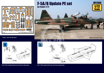 F-5A/B Freedom Fighter Update PE Set - Wolfpack WP72058 skala 1/72