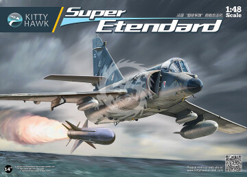 PRZEDSPRZEDAZ - Super Etendard - Kitty Hawk  KH80138 skala 1/48