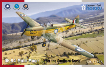 NA ZAMÓWIENIE - DH.94 Moth Minor 'Under the Southern Cross' - Special Hobby SH72494  skala 1/72