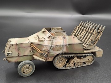 sReihenwerfers auf Fahrgestell S 303 (f) - KM Model KM-35003 Wydruk 3D skala 1/35 