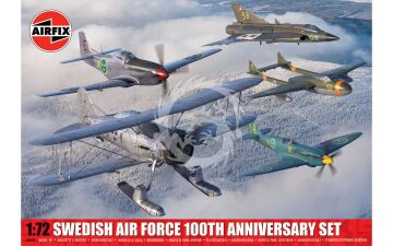 PRZEDSPRZEDAZ - Swedish Air Force 100th Anniversary Set - Airfix A40004 skala 1/72