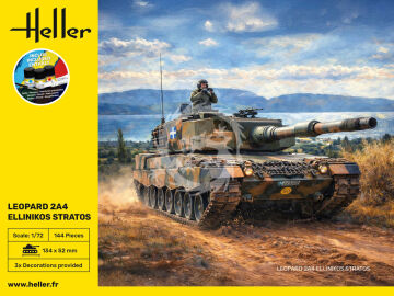 PRZEDSPRZEDAZ - STARTER KIT Leopard 2A4 - Ellinikos Stratos - Heller 35802 skala 1/72
