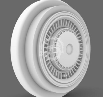 Vaz Lada 2103 wheels + decorative covers - Start43 St140 skala 1/24