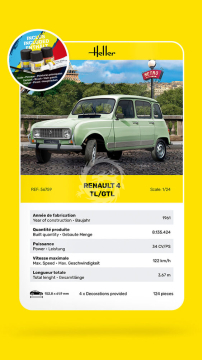Renault 4TL/GTL - Heller 56759 skala 1:24