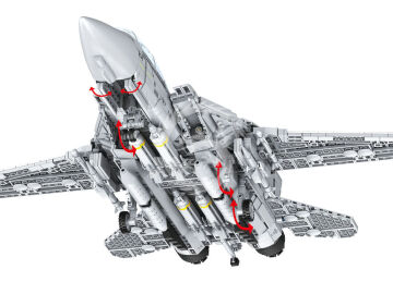 Maverick's F-14A Tomcat Top Gun - Brick System - Revell 00963 skala 1/32