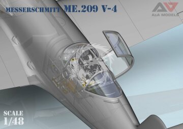 Messerschmitt Me 209 V4 A&A Models 4810 skala 1/48