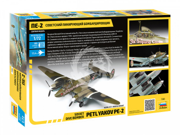 Petlyakov Pe-2 Zvezda 7283 skala 1/72