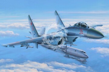 Model plastikowy Su-27 Flanker Early Version HobbyBoss 81712 skala 1/48