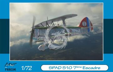 Spad 510 7eme Escadre Azur FR0049 skala 1/72