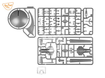 TB.2 UAV Ukrainian Navy - Clear Prop! CP72034 skala 1/72