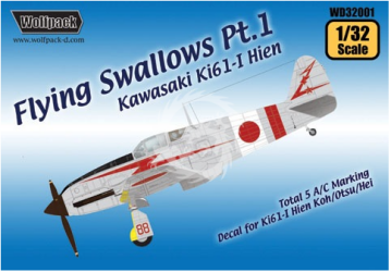 Flying Swallows Pt 1 Kawasaki Ki61-I Hien Wolfpack WD32001 1/32