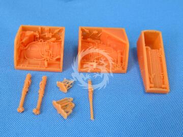 MiG-23 Wheel bays Metallic Details MDR48100 skala 1/48