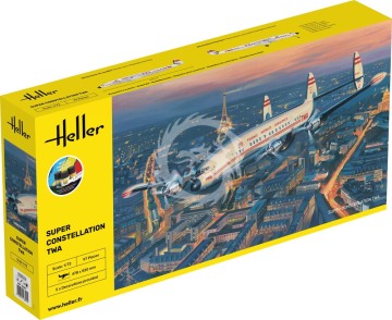 STARTER KIT Super Constellation TWA  Heller 58391 skala 1/72