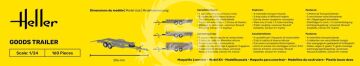 Goods Trailer Heller 80778 skala 1/24