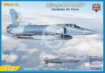 PRZEDSPRZEDAZ - Mirage 2000-5F jet fighter (in ZSU service) - Modelsvit 72070 skala 1/72