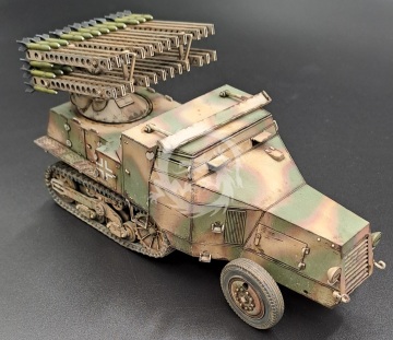  8 cm Raketenwerfer auf Fahrgestell S 303 (f) - KM Model  KM-35005 skala 1/35