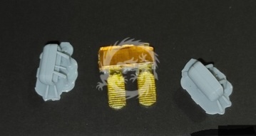 Fog lamp FG-120 (GAZ M24 type) 2pcs orange - Start43 St98o skala 1/24