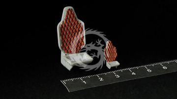  Cockpit Interior Upholstery (Brown), 3D Decals - Metallic Details MDP32037 skala 1/32 