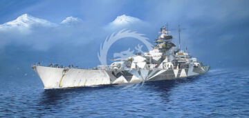 PRZEDSPRZEDAZ -  German Tirpitz Battleship - Trumpeter 03703 skala 1/200