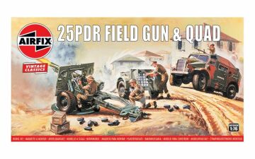 Działo polowe kal. 25PDR + Morris C8 - Airfix A01305V skala 1/76