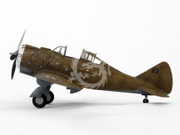 Model plastikowy Seversky P-35A 'USAAF' (Premium Edition Kit), Wolfpack WP14808 skala 1/48