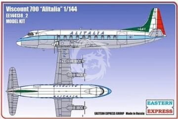 Viscount 700 Alitalia Eastern Express EE144138_2 skala 1/144