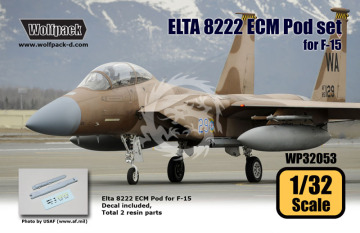 Zestaw dodatków ELTA 8222 ECM Pod set for F-15, Wolfpack WP32053 skala 1/32
