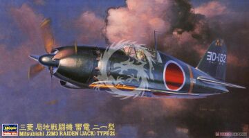 J2M3 Raiden (Jack) Type21 Hasegawa 09145 skala 1/48