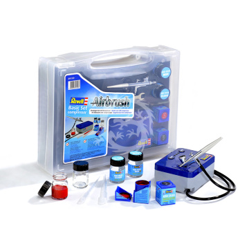 Zestaw aerograf i kompresor - Airbrush Set Basic with Compressor Revell 39199
