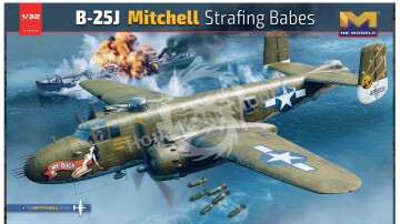 NA ZAMÓWIENIE - B-25J Mitchell Strafing Babes HK Models 01E036 skala 1/32